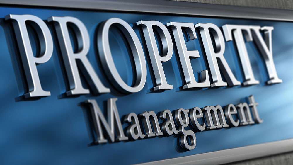 Property Management company sign