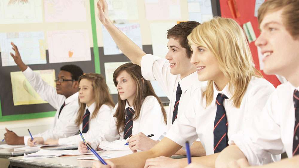 Students in classroom